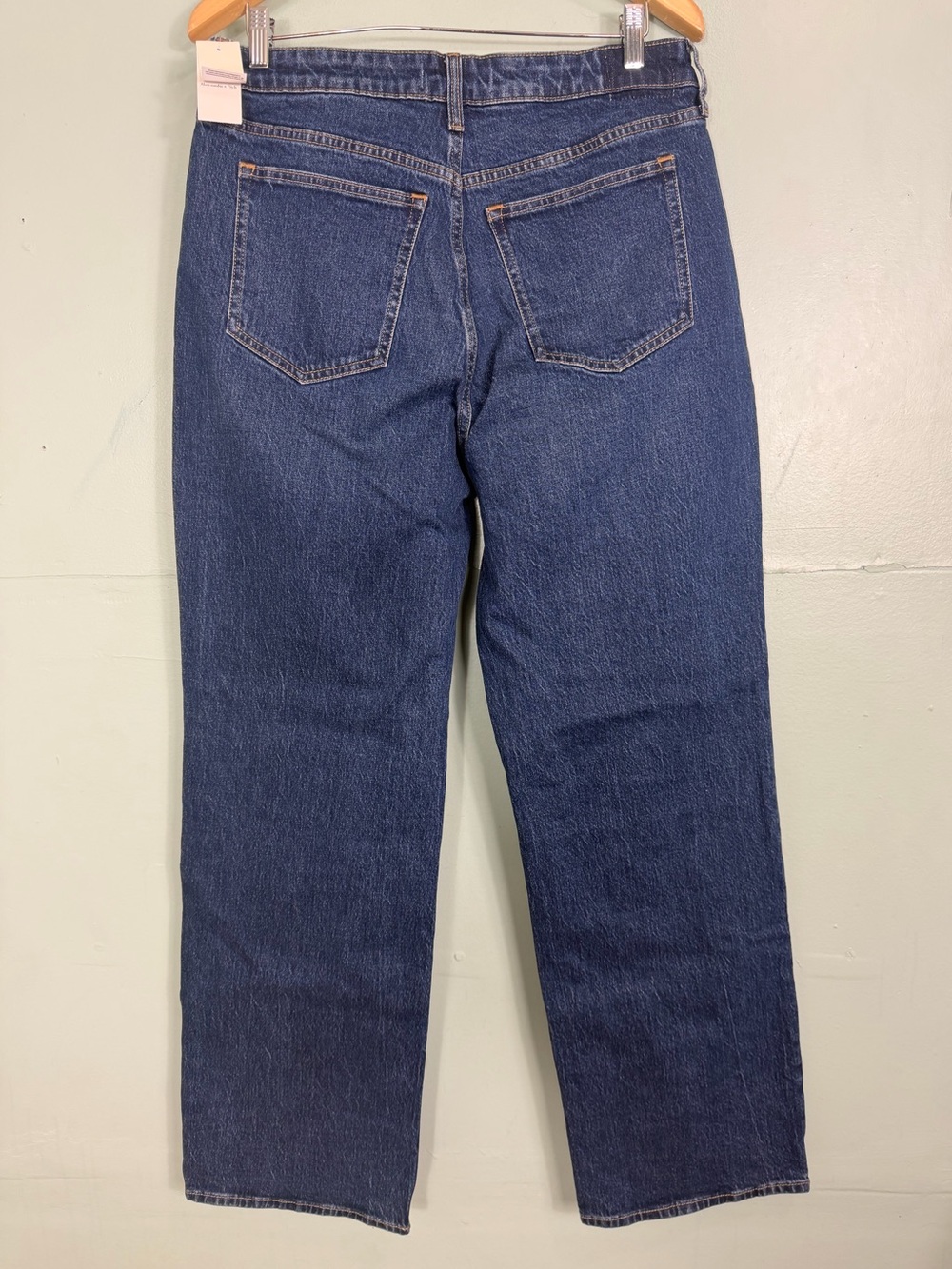 Abercrombie & Fitch High Rise 90’s Relaxed Curve Love Dark Wash Women 31 Long - Picture 7 of 7